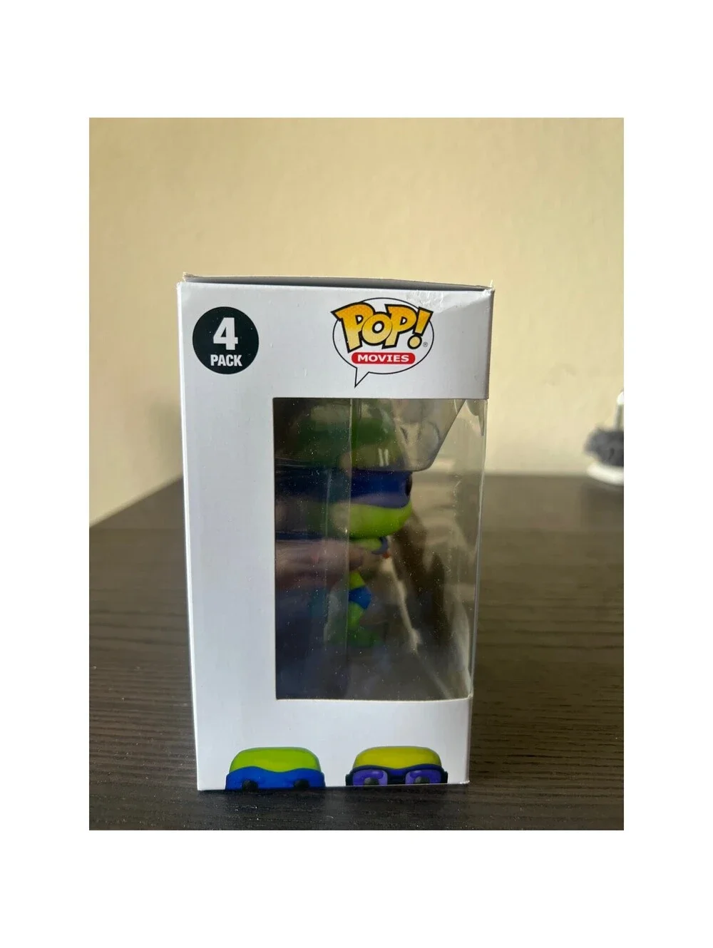EXCLUSIVE GLOW Teenage Mutant Ninja Turtles Mayhem Funko Pop 4-Pack Michelangelo